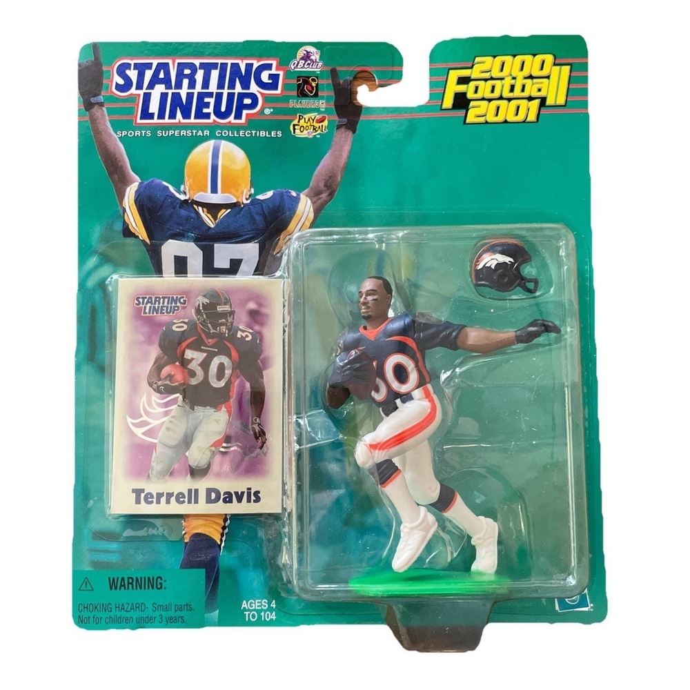 Terrell Davis Starting Lineup 2000-2001 Edition Figure Denver Broncos